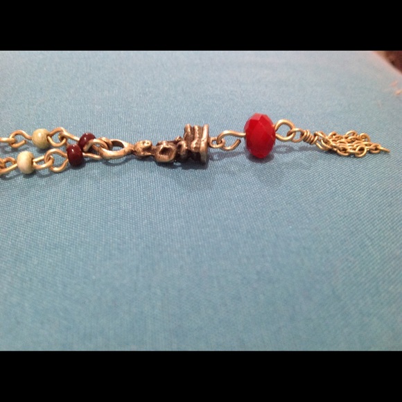 Buddha multi colored brass necklace - Picture 12 of 16